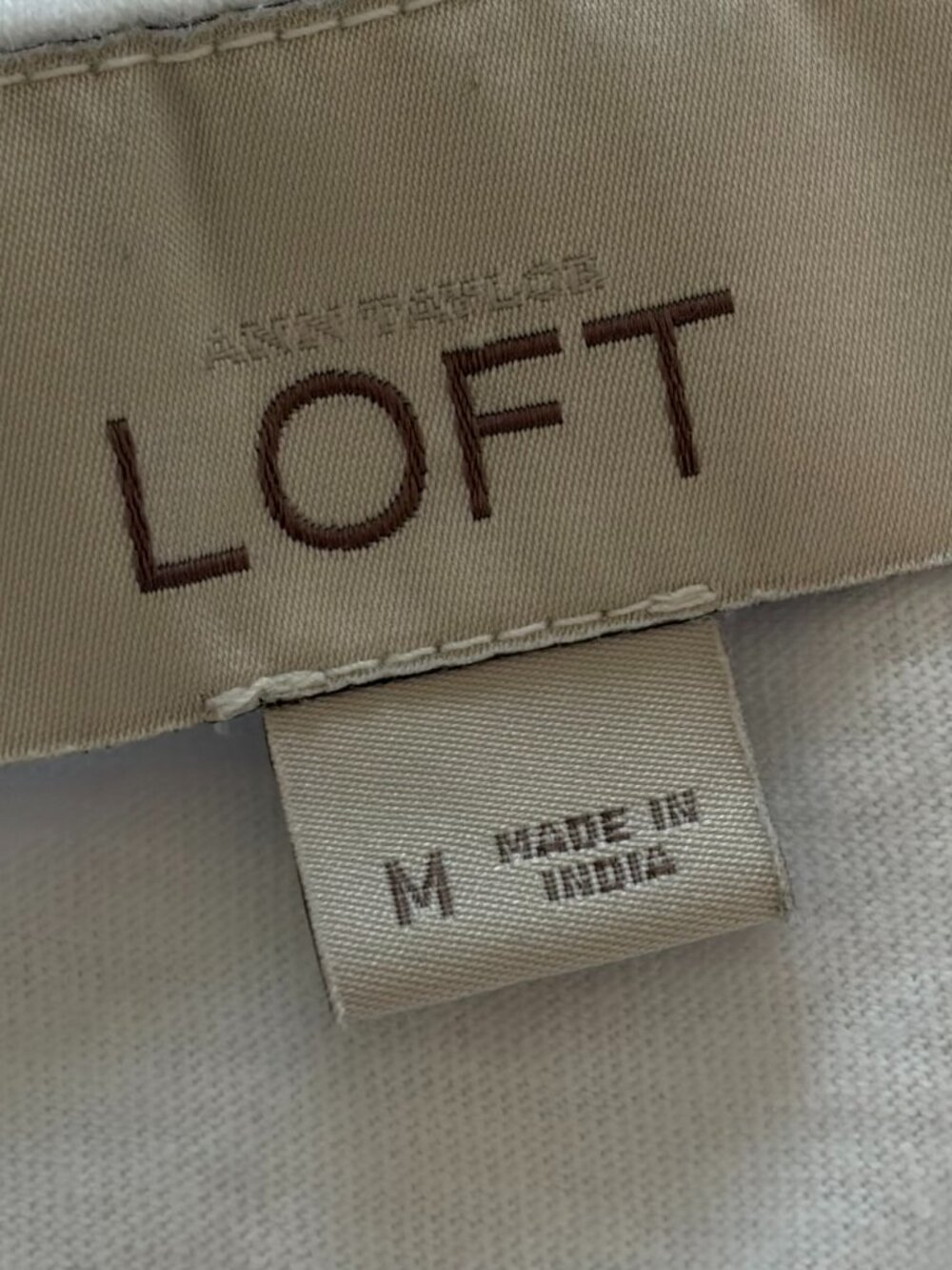 Loft Medium White Eyelet detail Sleeveless Tank - Picture 2 of 8